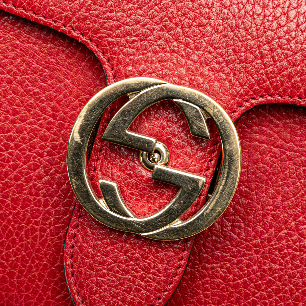 Pre-Loved Gucci Small Dollar Calfskin Interlocking G Crossbody - Picture 8 of 11